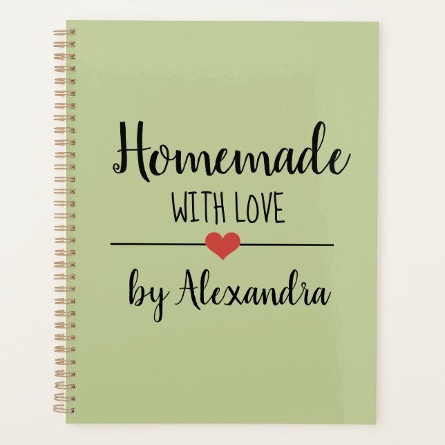 Recette verte à la sauce maison (Devant)