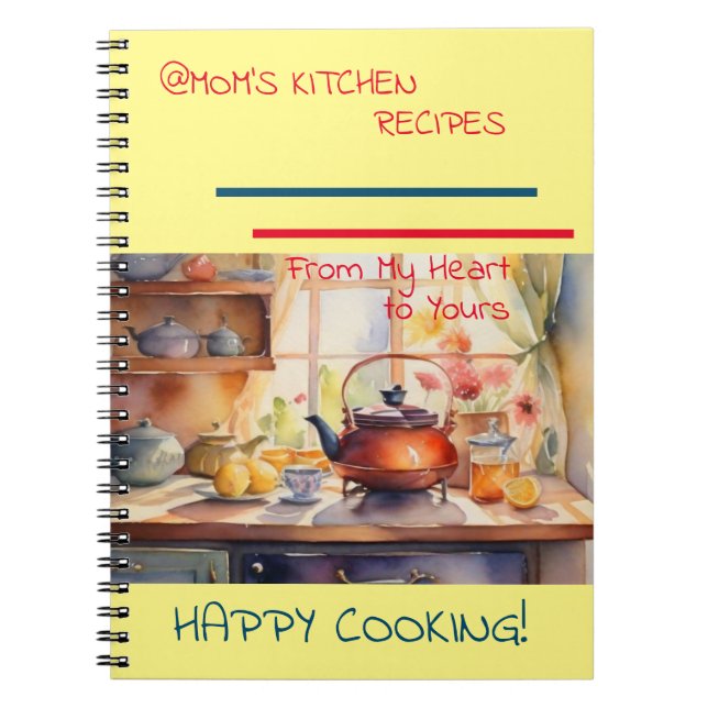 @Recettes de cuisine de maman Cahier à spirale (Devant)