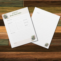 Recettes de grand-mère | Page de recette personnal