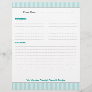 Recettes tendance Retro Classeur Insertion