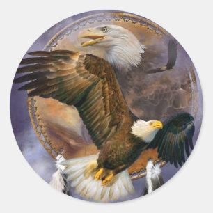 Receveur rêveur - autocollants d'art d'Eagles