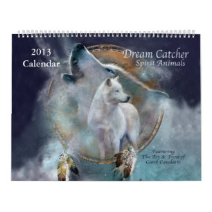 Receveur rêveur - calendrier 2013 d'art d'animaux