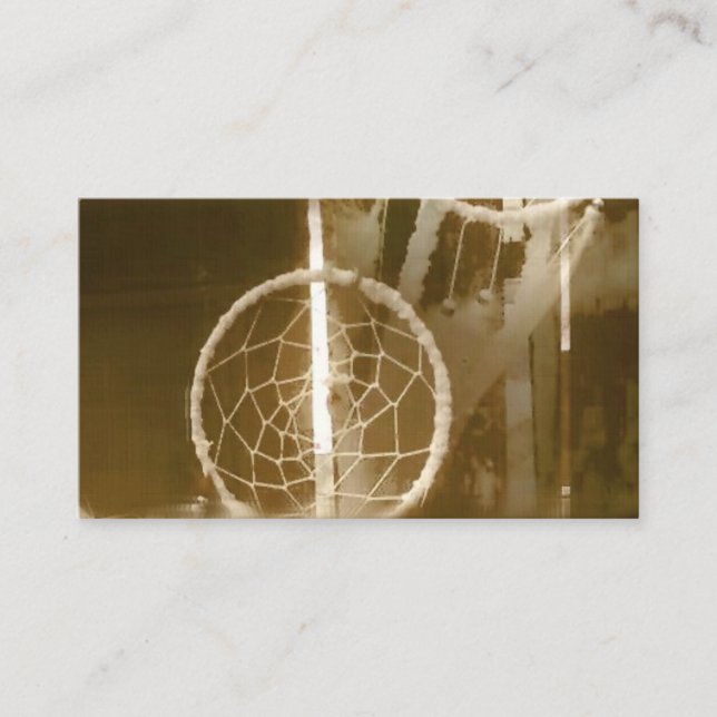 Receveur rêveur, cartes de visite de Dreamcatcher (Devant)