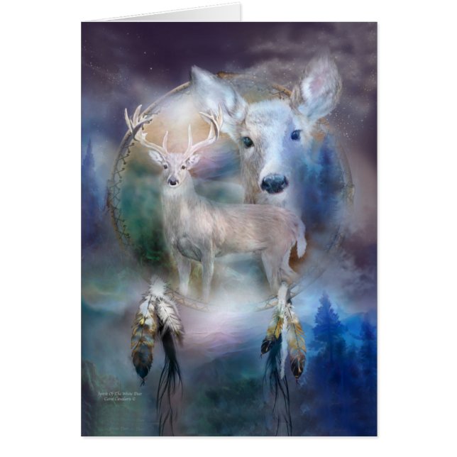 Receveur rêveur - esprit des cerfs communs blancs (Devant)