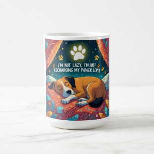 Rechargez Mon Niveau De Pawer Mug Café Drôle Cadea