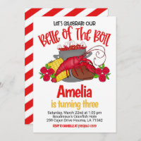 Réchauffe-poisson Invitation à l'anniversaire