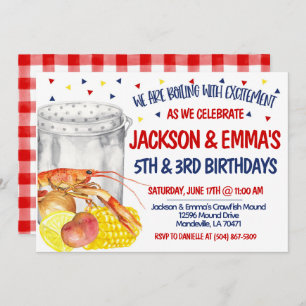 Réchauffe-poisson Invitation à l'anniversaire