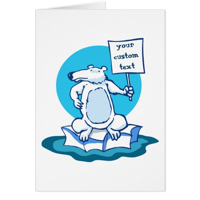 réchauffement climatique de protestation de l'ours (Devant)