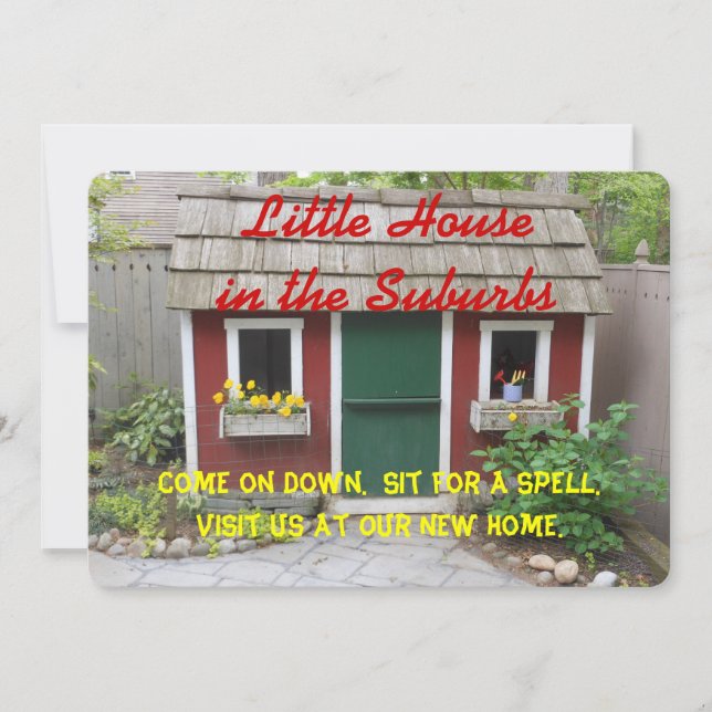 Réchauffement de la maison - Invitation (Devant)