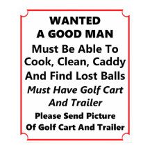 Recherché A Good Man - Poster Golf