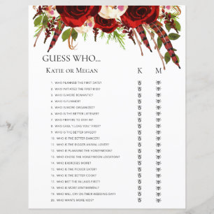 Recherche de mots de mariage LGBTQ Boho Roses Roug