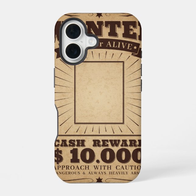 Recherché iPhone 16 Coque mort ou vivant (Verso)