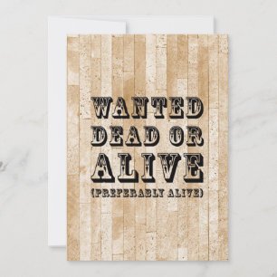 Recherché mort ou vivant