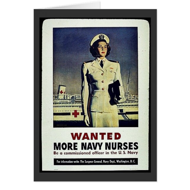 Recherché plus d'infirmières de marine (Devant)