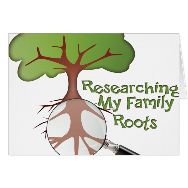 Recherche sur les racines de ma famille (Devant horizontal)