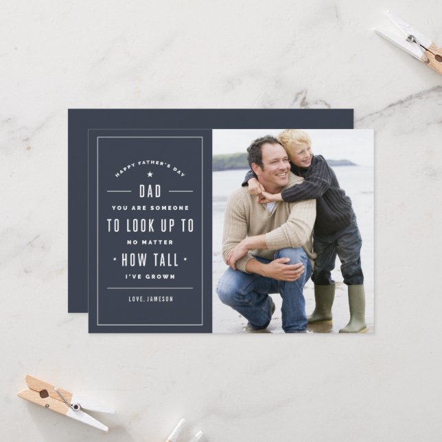 Rechercher sur la carte Fête des pères (Devant/Arrière en situation)