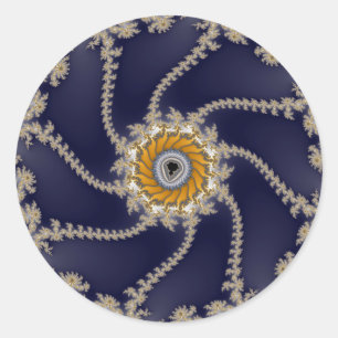 Récif de fractale - autocollant de fractale