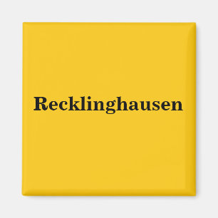 Recklinghausen Aimant Schild Gold Gleb