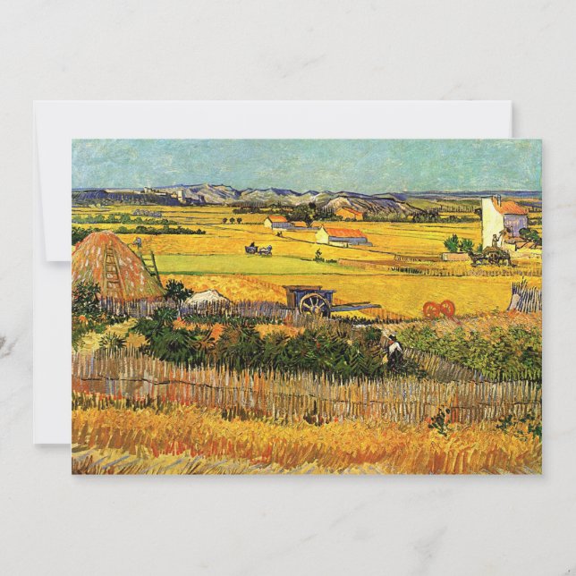 Récolte à La Crau - van Gogh (Devant)