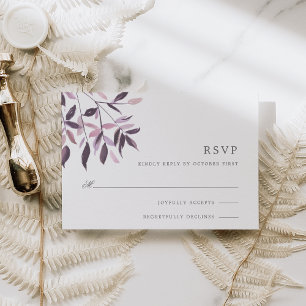 Récolte   Carte RSVP de remplissage d'aquarelle