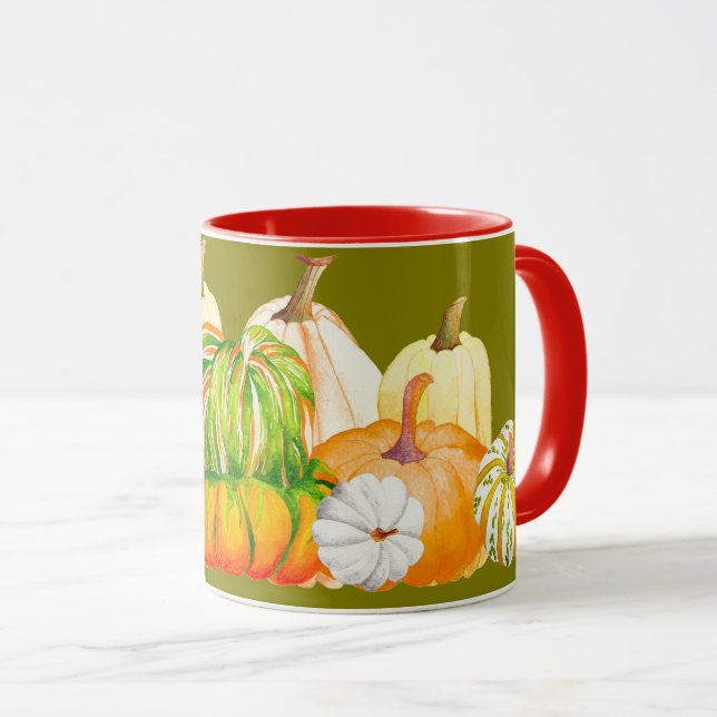 Récolte citrouille sur une Mug Combo (2) (Devant droit)