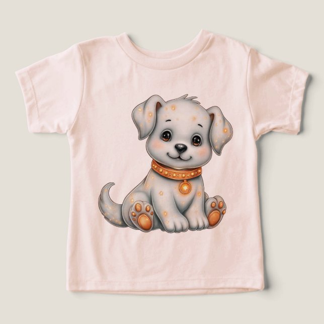 Récolte d'automne Chiot mignon (Design Recto)