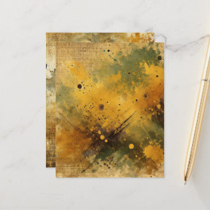 Récolte d'automne d'or en papier à écorce désossée