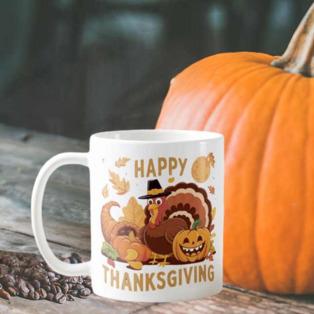 Récolte de bon thanksgiving Mug d'automne (Créateur téléchargé)