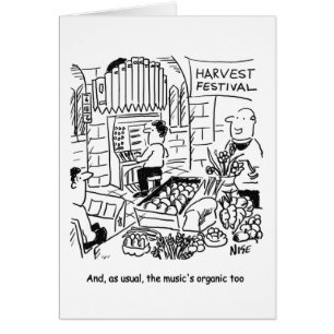 Récolte Festival Service de l'église avec orgue de