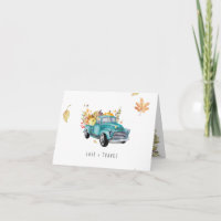 Récolte vintage | Merci Baby shower d'automne