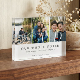 Récompense Collage de photos pour papa moderne Cadeau de souv