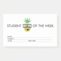 Récompense étudiante réussite ananas Post-it Notes