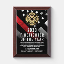 Firefighter of the Year Employee Recognition Logo