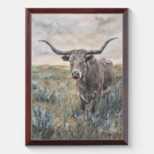 "Longhorn" Peint à la main