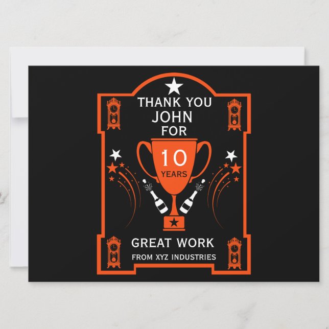 Reconnaissance du service de longue durée (Devant)