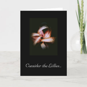 Reconsidérez la carte de Lillies 100