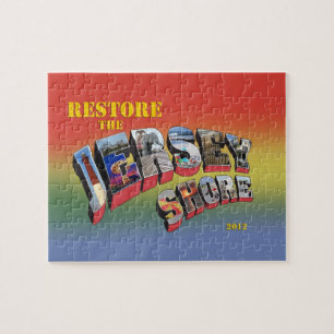 Reconstituez le puzzle de rivage du Jersey et