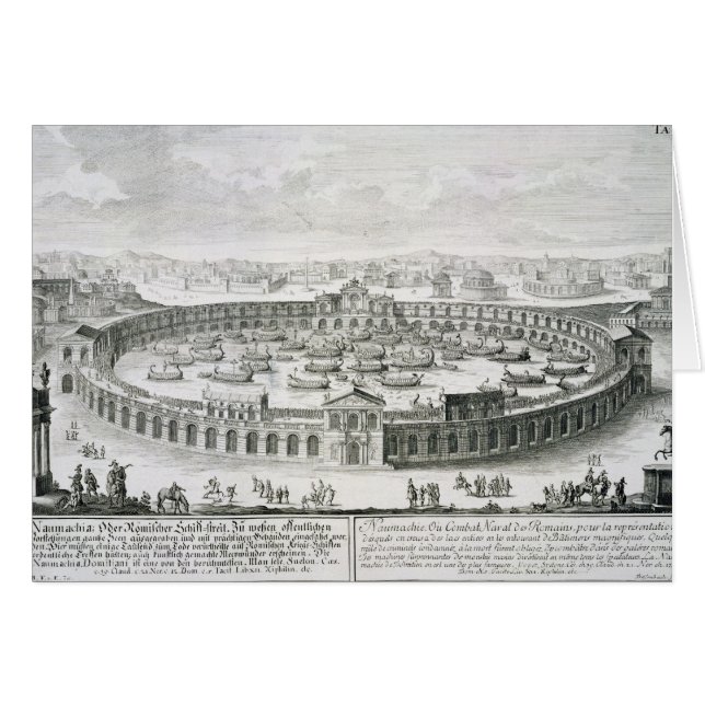 Reconstruction d'une bataille navale romaine, de (Devant horizontal)