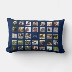 Rectangle 34 PHOTO COLLAGE Coussin - TOUTES COULEURS