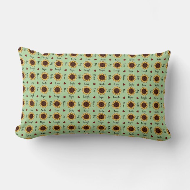 Rectangle Adorable Coussin Inspirationnel (Recto)