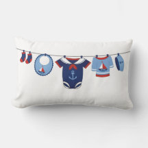 Ahoy C'est un garçon Coussin Baby shower