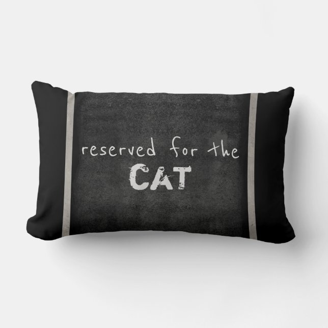 Rectangle amoureux de les chats citent coussin humour gris e (Recto)