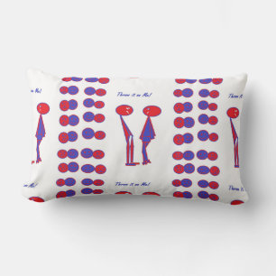 Rectangle Amusants et amusants - coussin lombaire !