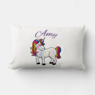 Rectangle "Amy" Nom personnalisé Lumbar Coussin