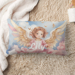 Rectangle Angel Coussin personnalisé pour enfants ou bébés