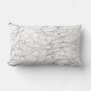 Rectangle Art abstrait style moderne design original coussin