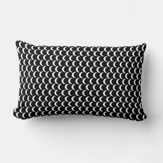 Rectangle Barre de poisson Motif américain MoJo Coussin Lumb (Recto)