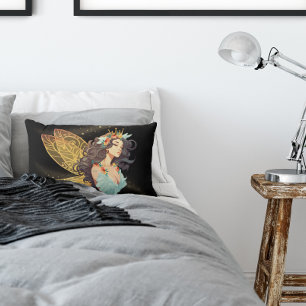 Rectangle Beau Coussin Queen Fairy Lumbar