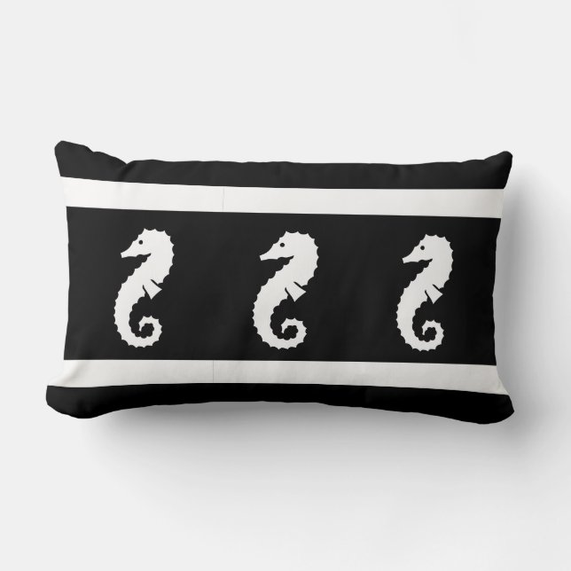 Rectangle blanc/noir SEAHORSE sur la côte COUSSIN (Recto)