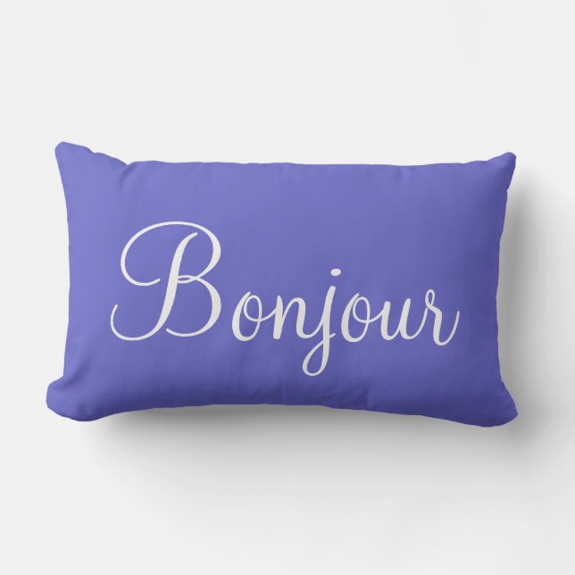 Rectangle Bonne Nuit Paris Lumbar Coussin (Recto)